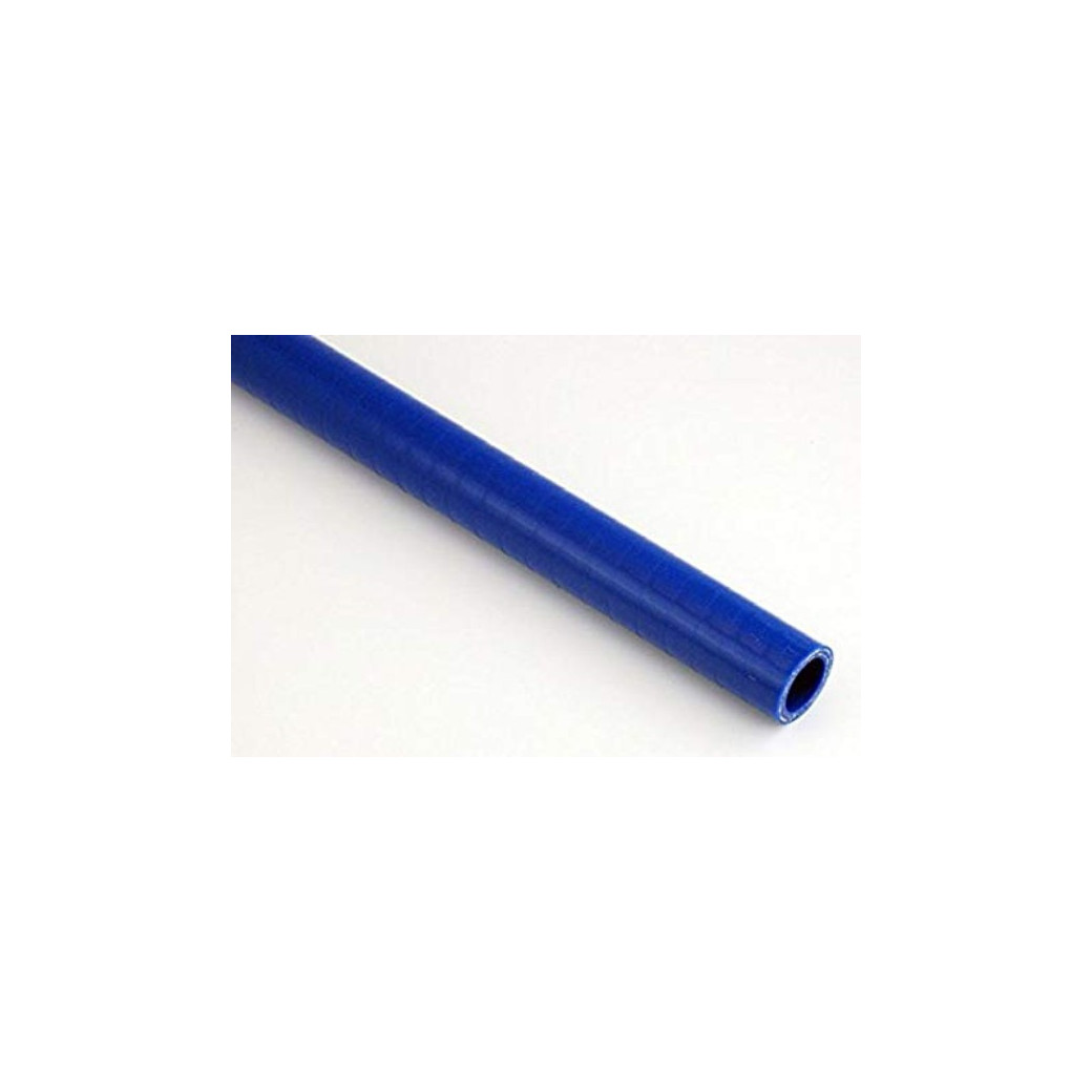 Reinforced 63mm diameter radiator coolant hose for International/Freightliner trucks showing curved profile and end connections.