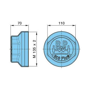 BPW Hub Cap Eco Plus