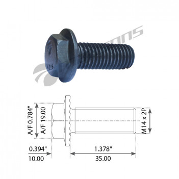 King Pin Bolt Kz1008...