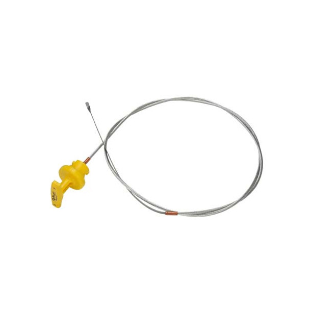 Freightliner Argosy CAT C12/C15 engine oil dipstick with measurement markings. Freightliner Argosy CAT C12/C15 engine oil dipstick with measurement markings.