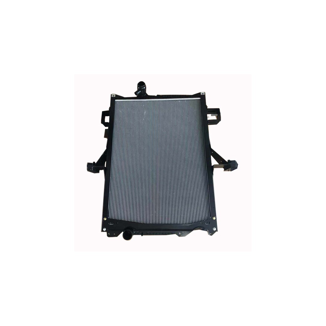 Radiator unit for Vol FMX V4 D13 engines.