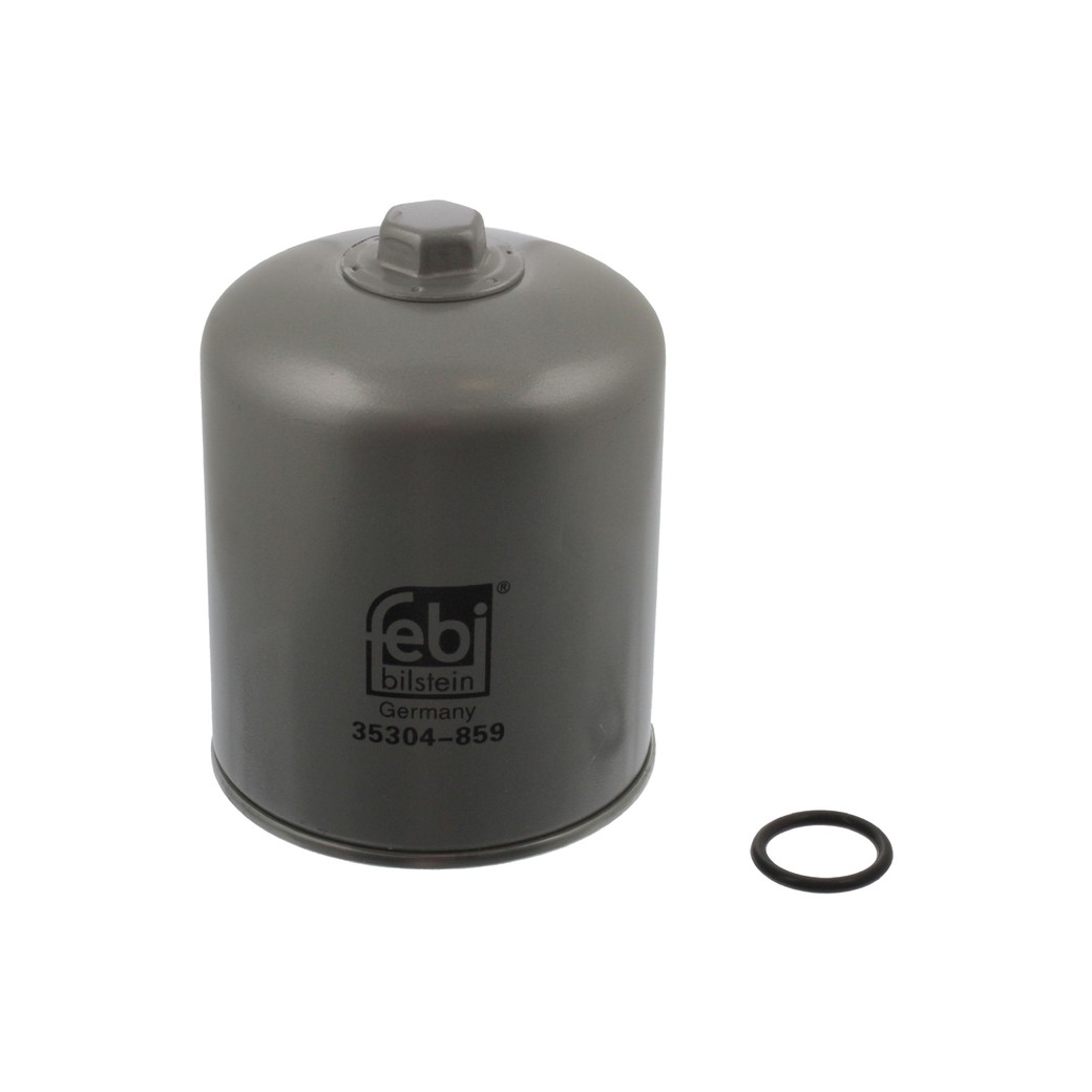 Scania G460 R500 air dryer cartridge showing filter element and connections for air system installation.