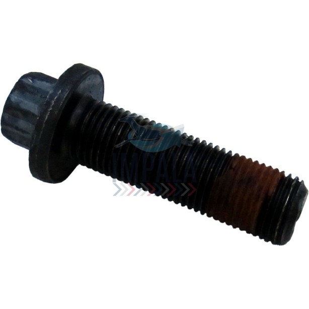 Universal joint capscrew for Freightliner drivetrains, ensuring secure driveline connections.