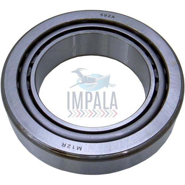 Volvo FM12 FH12 inner wheel bearing showing steel construction and precision raceways.