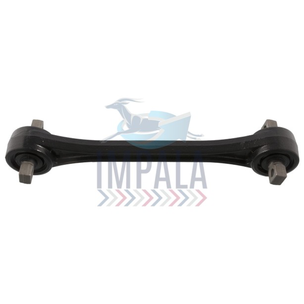Volvo Version 4 torque rod showing rod end bushings and mounting points for axle and chassis attachment.