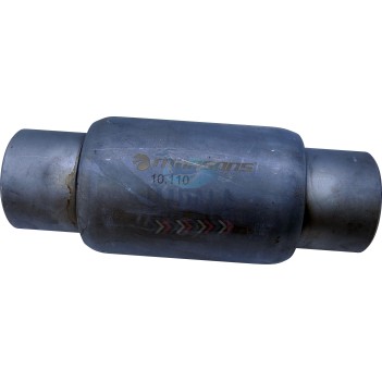 International truck center walking beam bush showing vulcanized rubber bonded between inner and outer steel sleeves.