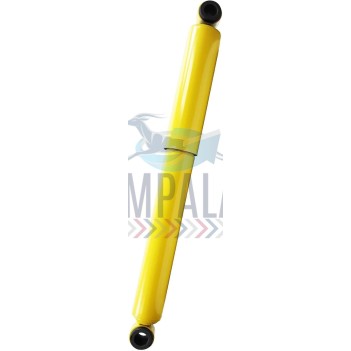 Freightliner FLB front shock absorber with loop mounts and metal housing.
