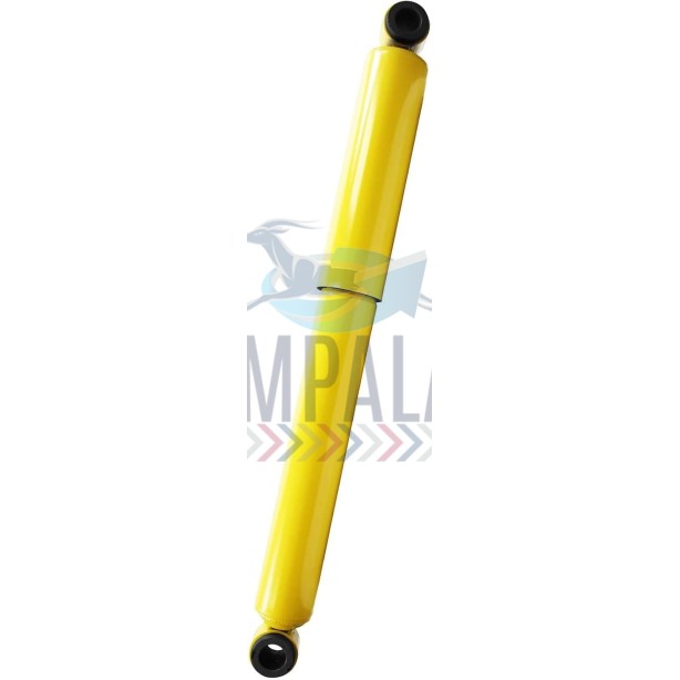 Freightliner FLB front shock absorber with loop mounts and metal housing.