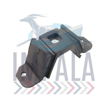 Heavy-duty upper engine mount for Freightliner Argosy trucks showing rubber isolator with steel mounting plates.