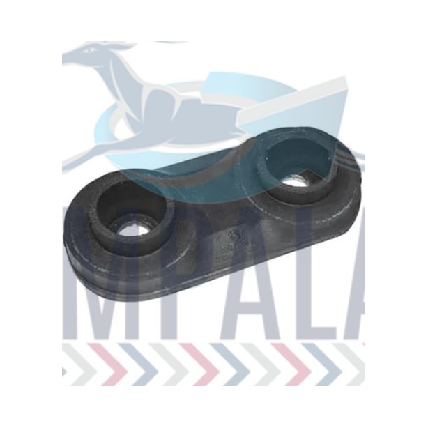 Freightliner Argosy upper engine mount kit showing rubber isolator with steel mounting plates.