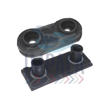 Freightliner Argosy front engine mount repair kit showing rubber isolators and mounting hardware.