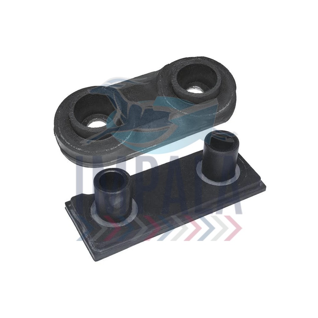 Freightliner Argosy front engine mount repair kit showing rubber isolators and mounting hardware.