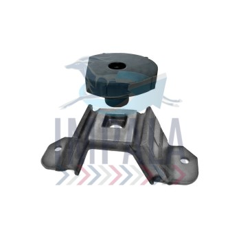 Freightliner Argosy rear engine mount repair kit showing rubber isolators and mounting hardware.