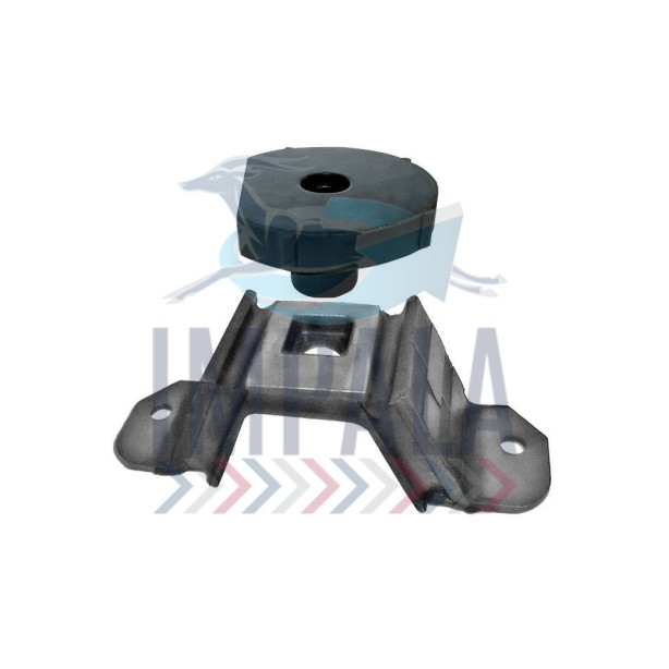 Freightliner Argosy rear engine mount repair kit showing rubber isolators and mounting hardware. Freightliner Argosy rear engine mount repair kit showing rubber isolators and mounting hardware.