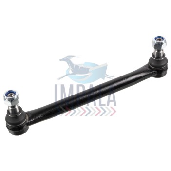 Front stabilizer link for Volvo FH FM FMX trucks, featuring durable metal construction and pivot joints.