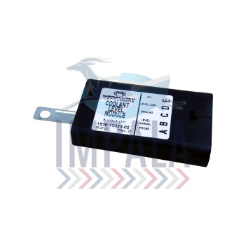 Electronic water level module with sensor probes for liquid detection.