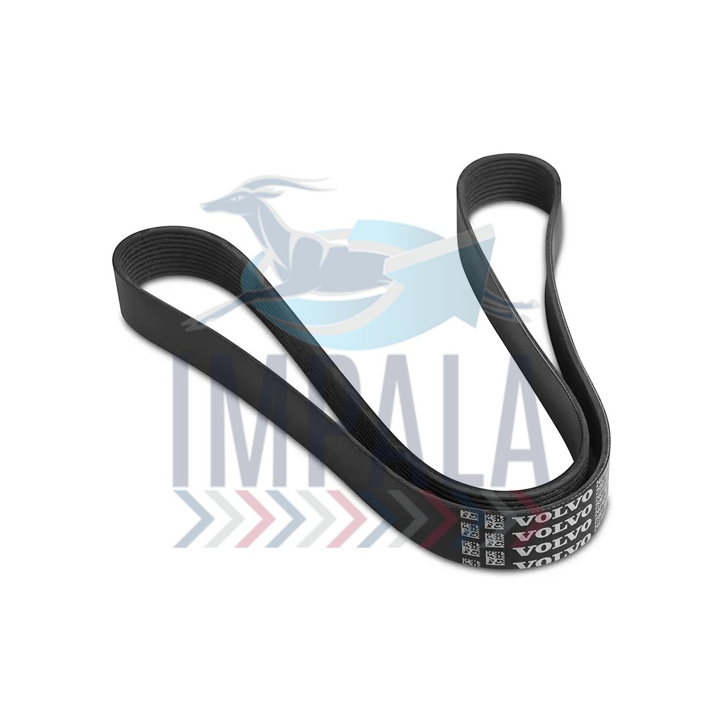 Volvo D13 engine V-ribbed fan belt