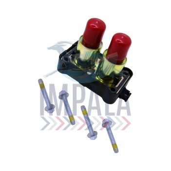 Solenoid valve range change kit for heavy-duty transmission systems