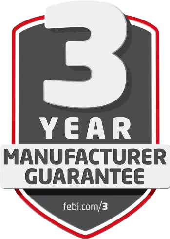Febi Bilstein 3 year manufacturer warranty